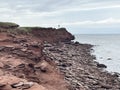 Coast and cliffs on North Cape Prince Edward Island