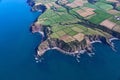 Coast and cliffs of North Devon and Hartland Point Royalty Free Stock Photo