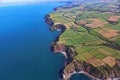Coast and cliffs of North Devon and Hartland Point Royalty Free Stock Photo