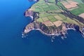 Coast and cliffs of North Devon and Hartland Point Royalty Free Stock Photo