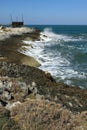 Coast close to Vieste, Gargano Royalty Free Stock Photo