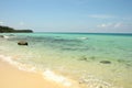 Coast Coral Sea Tropical Wild Beach Sand Landscape Royalty Free Stock Photo