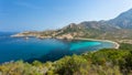 Coast of Corsica between Galeria and Calvi Royalty Free Stock Photo