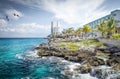 Coast of Cozumel island