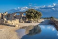 The coast of Cyprus near the ancient city of Curio, Limassol