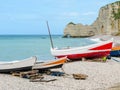 The coast of English Channel in outflow Royalty Free Stock Photo