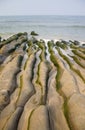 Coast erosion of the waves