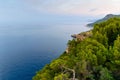 Coast between Estellencs and Banyalbufar at dusk, Majorca Royalty Free Stock Photo