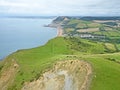 Coast at Eype in Dorset, England Royalty Free Stock Photo