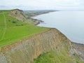 Coast at Eype in Dorset, England Royalty Free Stock Photo