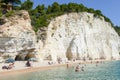 The coast of Gargano National park on Puglia, Italy Royalty Free Stock Photo