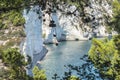 The coast of Gargano National park on Puglia