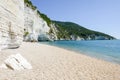 The coast of Gargano National park on Puglia Royalty Free Stock Photo