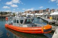 Coast Guard boat, Boston, Massachusetts, USA Royalty Free Stock Photo