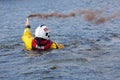 Coast Guard crew water rescue training