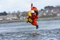 Coast Guard crew water rescue training