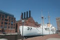 coast guard cutter taney 37 baltimore maryland Royalty Free Stock Photo