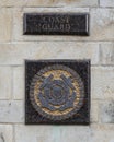 Coast Guard engraved granite medallion, Veteran`s Memorial Park.