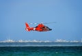 Coast Guard Helicopter Royalty Free Stock Photo