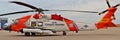 Coast Guard MH-60 Jayhawk Rescue Helicopter Royalty Free Stock Photo