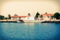 Coast Guard ship in port