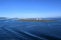 Coast Guard Station on Ediz Hook in Port Angeles Harbor, Washington.