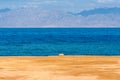 Coast of Gulf of Aqaba Royalty Free Stock Photo