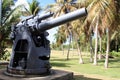 Coast gun in Ga'an Point Royalty Free Stock Photo