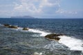 The coast in Hanya, the island of Crete, Greece