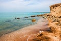 Coast of Hormoz island Royalty Free Stock Photo