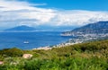 Coast of Island Capri, Gulf of Naples, Italy, Europe Royalty Free Stock Photo