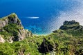Coast of Island Capri, Gulf of Naples, Italy, Europe Royalty Free Stock Photo