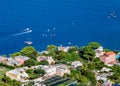 Coast of Island Capri, Gulf of Naples, Italy, Europe Royalty Free Stock Photo