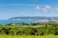 Coast of Isle of Wight at Shanklin and Sandown Royalty Free Stock Photo