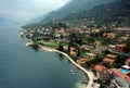 Coast of Lago di Garda lake Royalty Free Stock Photo