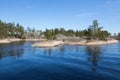 The coast of Lake Ladoga