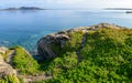 Coast landscape in Spring at Paros, Greece Royalty Free Stock Photo
