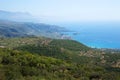 Coast landscapes near Kardamili town at Messinian Bay, Greece