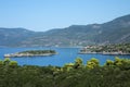 Coast landscapes near Kardamili town at Messinian Bay, Greece