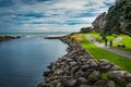 Coast line in New Zealand