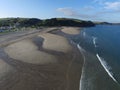 The coast line of Pentewan Sands