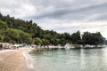 The coast of Lovran, Croatia Royalty Free Stock Photo