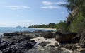 Coast of Mana Island, Fiji Royalty Free Stock Photo