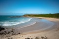 Coast of Molyneux Bay, in Otago, New Zealand