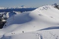 Coast Mountains in winter Royalty Free Stock Photo