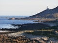 The Atlantic ocean in the open sea. In Galicia Northwest Spain. Royalty Free Stock Photo