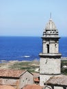 The Atlantic ocean in the open sea. In Galicia Northwest Spain. Royalty Free Stock Photo