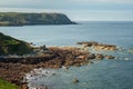 Coast near Auderville, Normandy France in summer