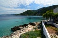 The coast near Avlakia. Samos island. Greece Royalty Free Stock Photo