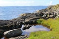 On the coast near Haugesund in Norway, Scandinavia, Europe. Royalty Free Stock Photo